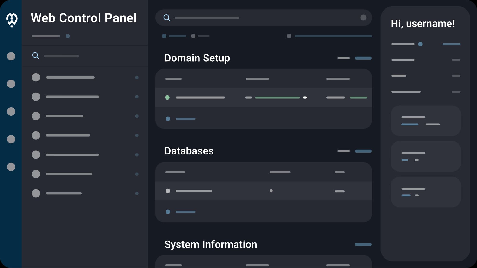 WebHostMost control panel illustration